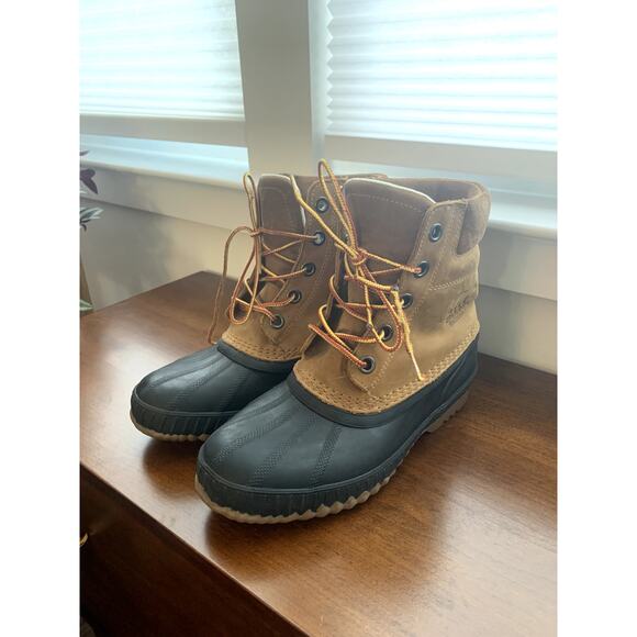 Sorel Mens Cheyanne II Lace Up Winter Snow Duck Boots Size 7 - Picture 1 of 6